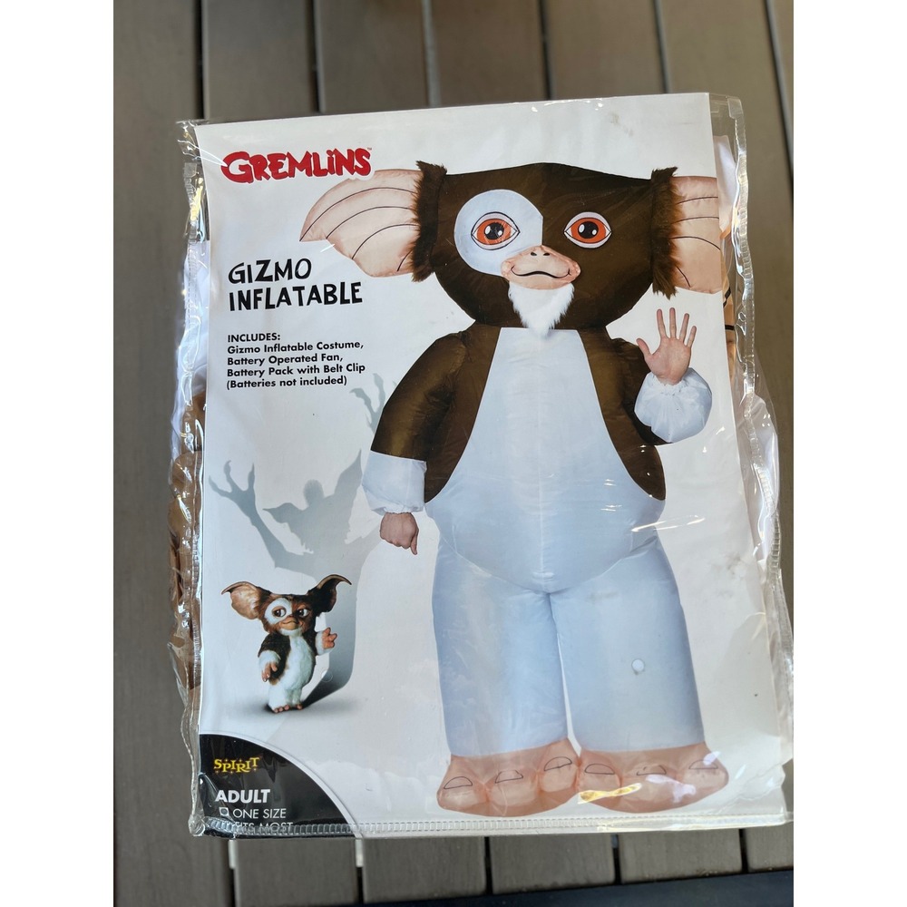 Spirit Halloween Gremlins Gizmo Inflatable Costume Adult One Size 22-05-967184
